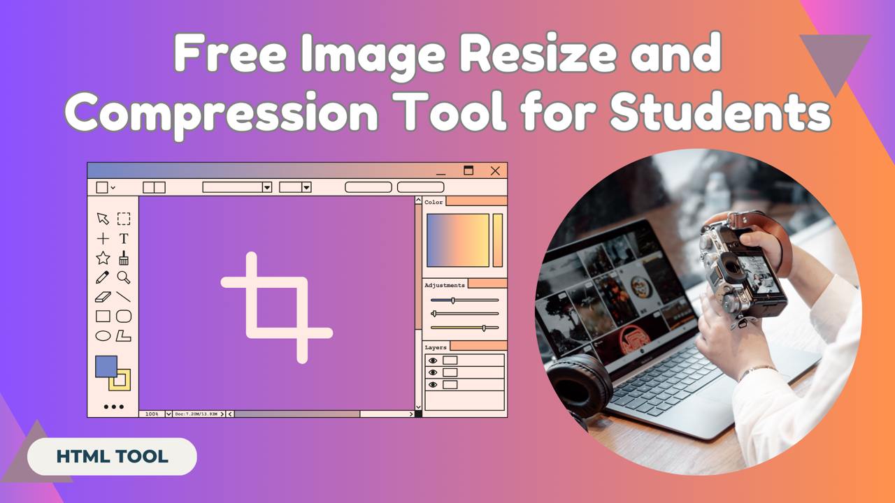 Free Image Resize and Compression Tool for Students