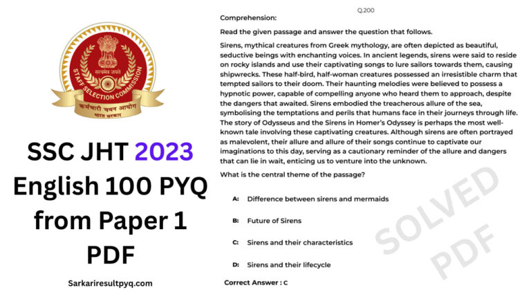 SSC-JHT-2023-English-100-PYQ-from-Paper-1